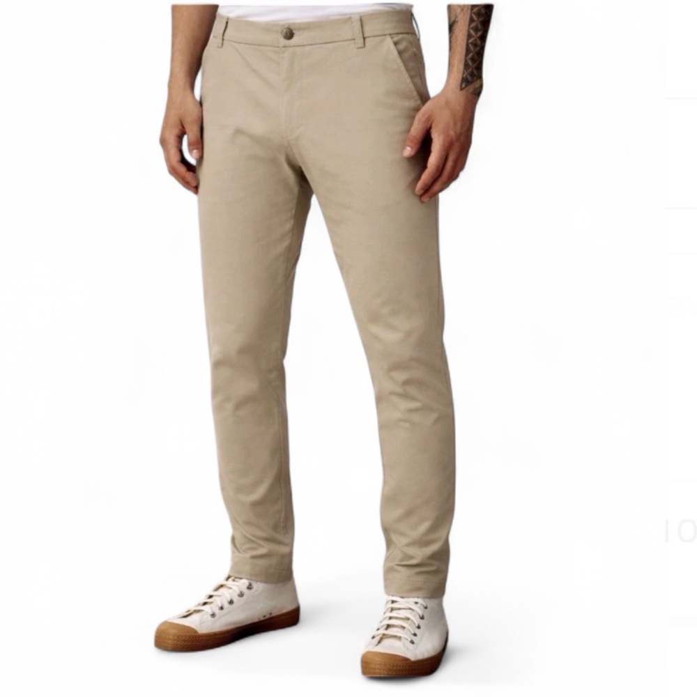 Lululemon ABC Commission Pants 32 Tan Warpstreme Stretch Golf Chino Mens NWOT
